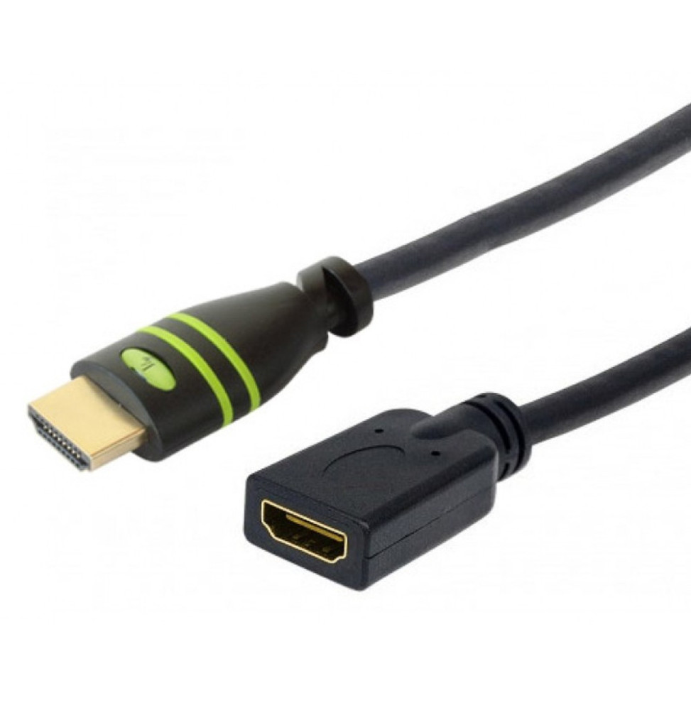 Kabel HDMI na HDMI 4K60Hz M/F 0,2m
