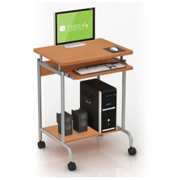 Techly 305694 Mobilne biurko komputerowe 60x45cm buk