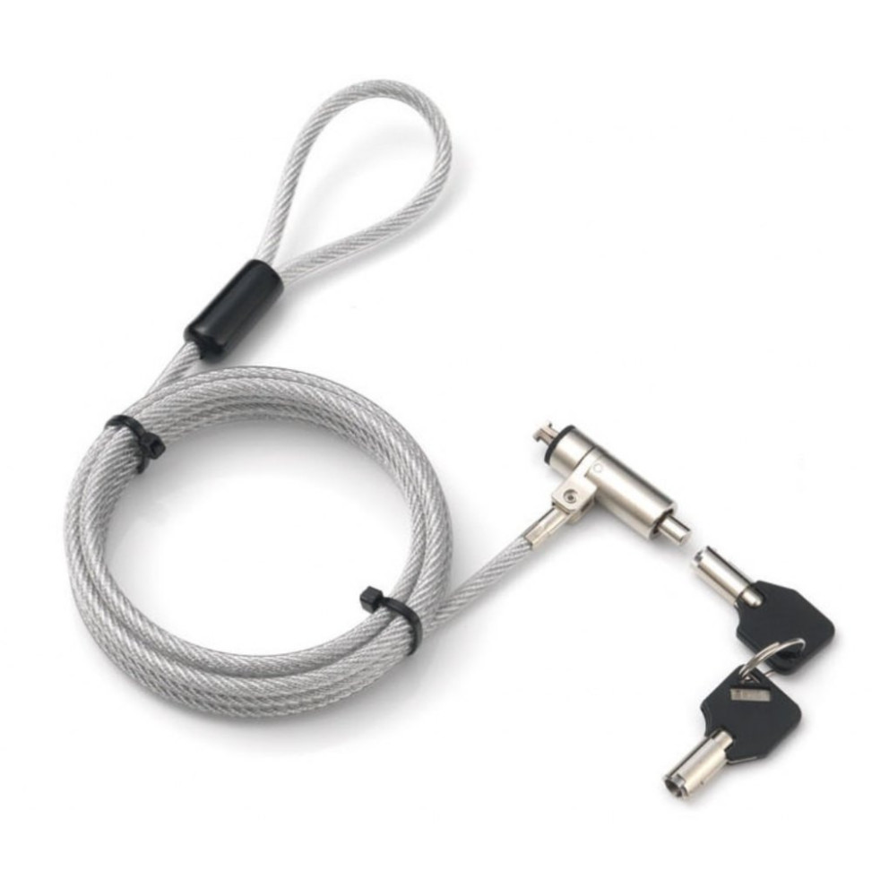 Techly 107289 Linka zabezpieczająca do laptopa Nano Slot