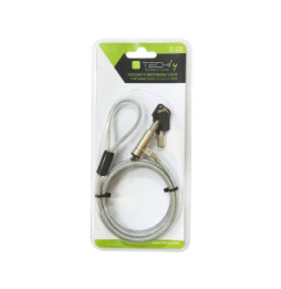 Techly 107289 Linka zabezpieczająca do laptopa Nano Slot