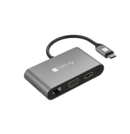 Adapter USB-C na HDMI/VGA/RJ45/USB-C PD/USB-A 3.0/MicroSD