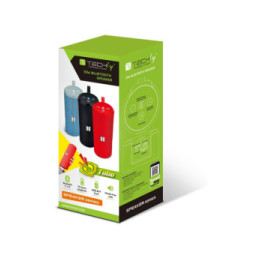 Głośnik Bluetooth MP3 USB, MicroSD, Radio FM, 10W, szary