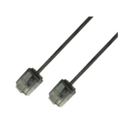 Patchcord utp 2M C6 slim czarn