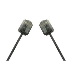 Patchcord utp 2M C6 slim czarn