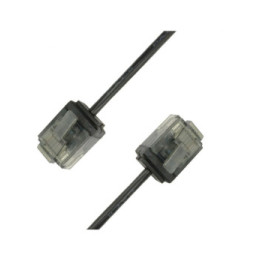 Patchcord utp 2M C6 slim czarn