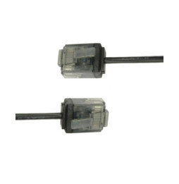 Patchcord utp 2M C6 slim czarn