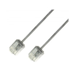 Patchcord utp 2M C6 slim szary
