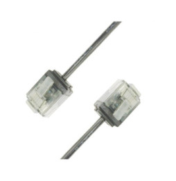 Patchcord utp 2M C6 slim szary