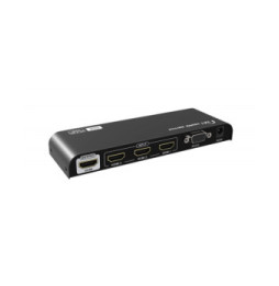 Techly 104929 Switch 3x1 HDMI 4K*60Hz HDR z pilotem IR
