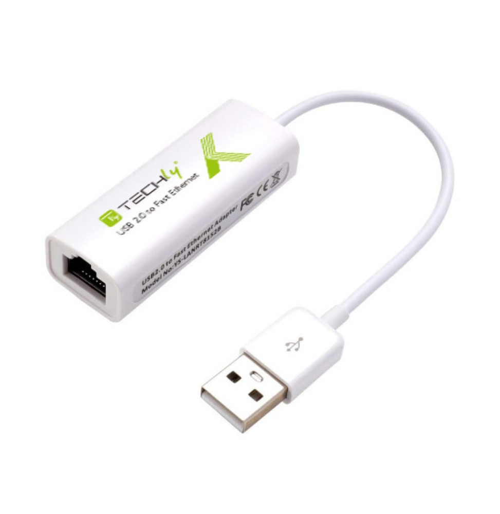 Karta sieciowa/adapter USB-A 2.0 na RJ45 Fast Ethernet