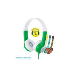 Słuchawki dla dzieci 3+, 85dB, z mikrofonem Connect zielone