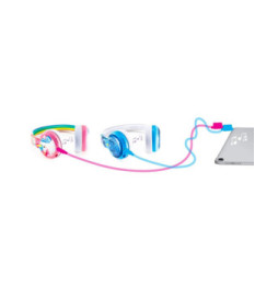 Słuchawki dla dzieci 3+, 85dB z mikrofonem Connect żółte