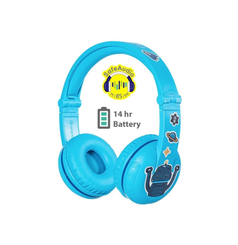 Słuchawki Bluetooth dla dzieci 3+ 75/85/94dB Play niebieskie