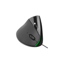 Techly 360806 Pionowa mysz komputerowa USB 1000dpi