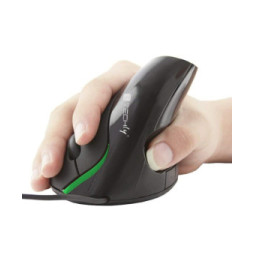 Techly 360806 Pionowa mysz komputerowa USB 1000dpi