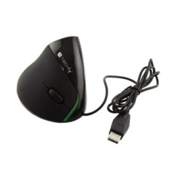 Techly 360806 Pionowa mysz komputerowa USB 1000dpi