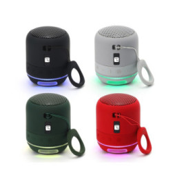 Bezprzewodowy głośnik Bluetooth 5W, TWS LED MP3 USB czerwony