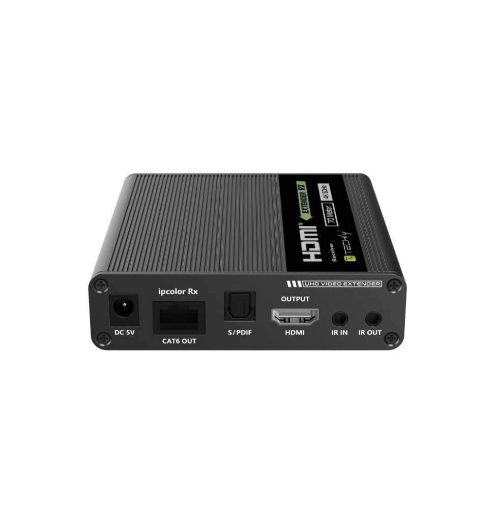 Extender HDMI 2.0 4K60Hz do 70m po skrętce Kat6 IR kaskadowy