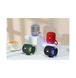 Bezprzewodowy głośnik Bluetooth 5W, TWS LED MP3 USB czarny