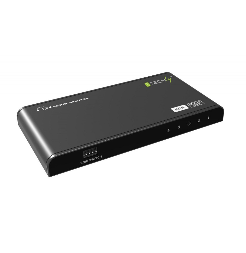 Techly 104844 Splitter 1x4 HDMI 2.0 4K@60Hz aktywny EDID
