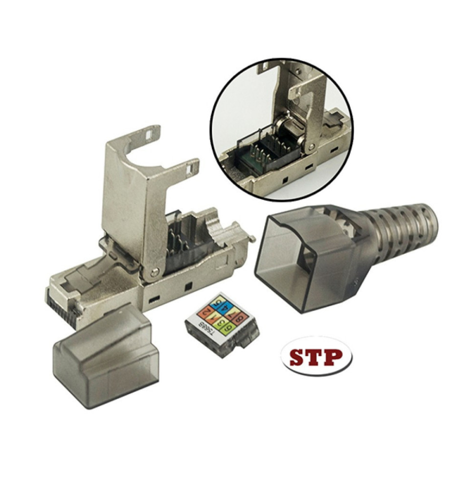 Wtyk RJ45 samozaciskowy C6A