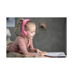 Słuchawki Bluetooth dla dzieci 75/85/94dB Play+, różowe