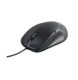 Techly 361063 Mysz komputerowa USB 1000dpi czarna