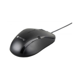 Techly 361063 Mysz komputerowa USB 1000dpi czarna
