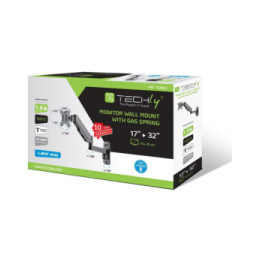 Techly 102864 Wieszak do LED/LCD 17-32" sprężyna gazowa - B2B Netinet