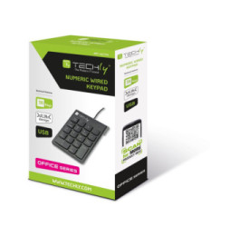 Klawiatura numeryczna USB 18 klawiszy slim
