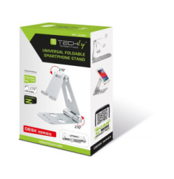 Techly 363289 Aluminiowa podstawka pod telefon na biurko