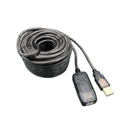Kabel USB 2.0 przedłużacz aktywny USB-A na USB-A M/F 10m