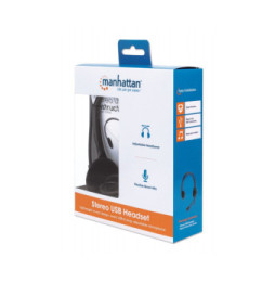 Słuchawki USB stereo z mikrofonem Economy