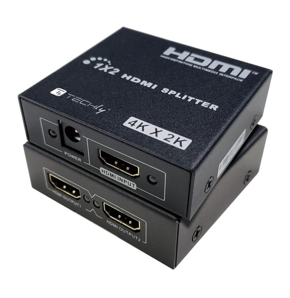 Techly 365818 Splitter 1x2 HDMI 1.4 4K*30Hz aktywny