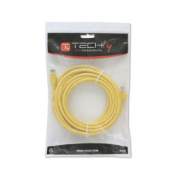 Patchcord utp 1,5M C5 cca zółt