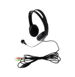 Słuchawki komputerowe nauszne stereo z mikrofonem