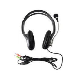 Słuchawki komputerowe nauszne stereo z mikrofonem