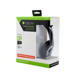 Słuchawki komputerowe nauszne stereo z mikrofonem