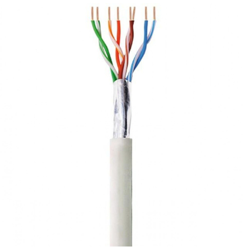 Kabel skrętka Cat5e F/UTP linka 305m 100% CU szary