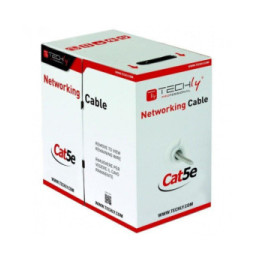 Kabel skrętka Cat5e F/UTP linka 305m 100% CU szary
