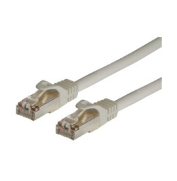 Patchcord sftp 0,5M C6A szary
