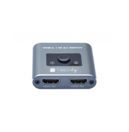 Techly 365504 Switch HDMI 2x1 8K*60Hz z pilotem IR