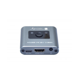 Techly 365504 Switch HDMI 2x1 8K*60Hz z pilotem IR