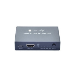 Techly 365511 Switch 3x1 HDMI 8K*60Hz z pilotem IR