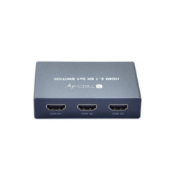 Techly 365511 Switch 3x1 HDMI 8K*60Hz z pilotem IR