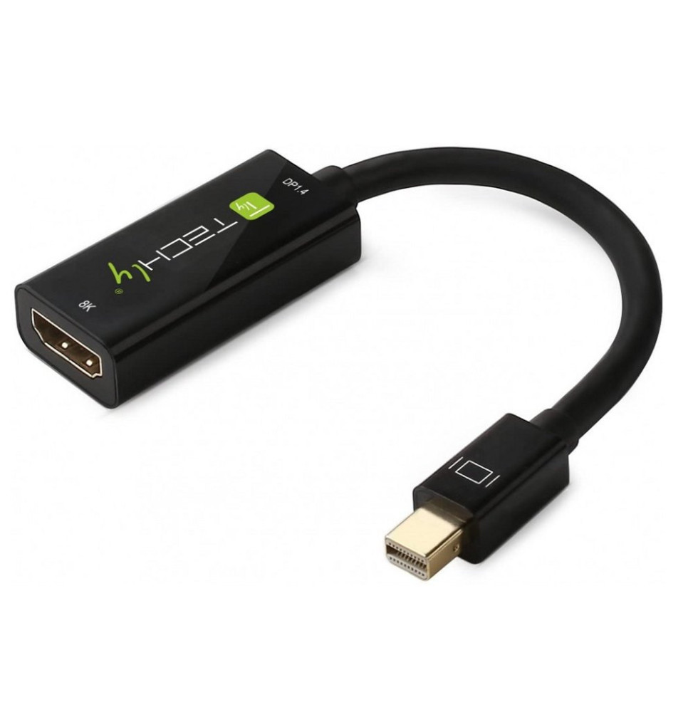 Adapter Mini DisplayPort 1.4 Thunderbolt na HDMI 8K*30Hz M/F