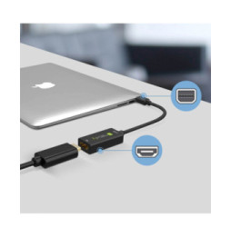 Adapter Mini DisplayPort 1.4 Thunderbolt na HDMI 8K*30Hz M/F