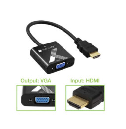 Adapter HDMI na VGA D-Sub 1920x1200 M/F