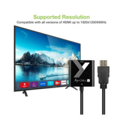 Adapter HDMI na VGA D-Sub 1920x1200 M/F